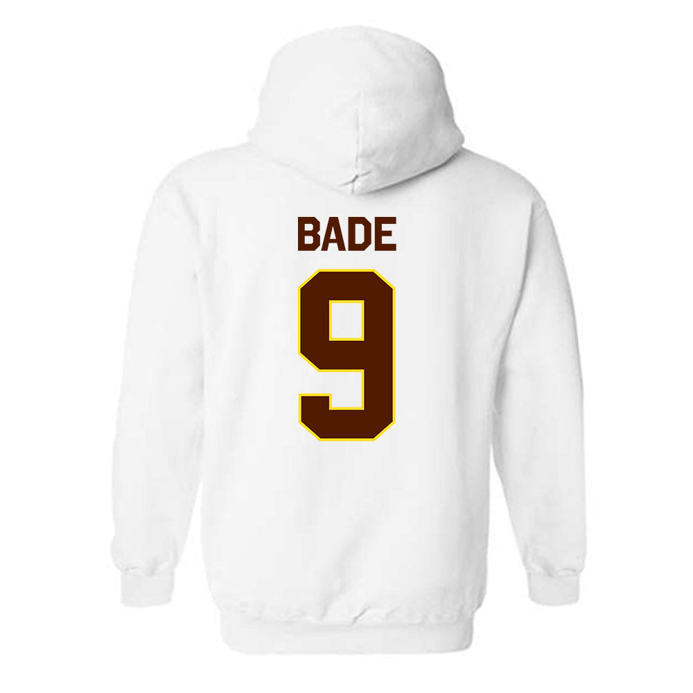 Western Michigan - NCAA Men's Ice Hockey : Zach Bade - Classic Shersey Hooded Sweatshirt-1