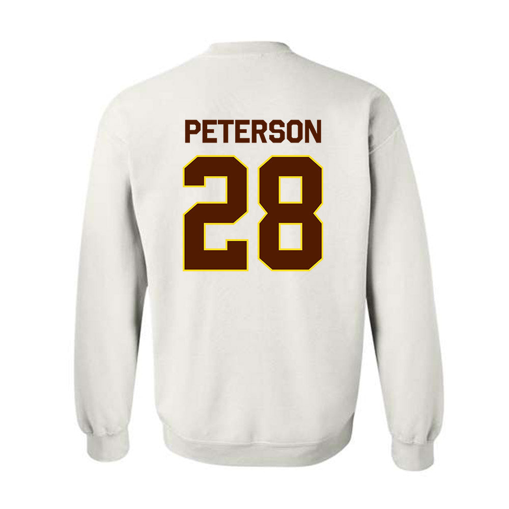 Western Michigan - NCAA Football : Will Peterson - Classic Shersey Crewneck Sweatshirt-1