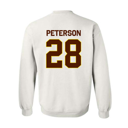 Western Michigan - NCAA Football : Will Peterson - Classic Shersey Crewneck Sweatshirt-1