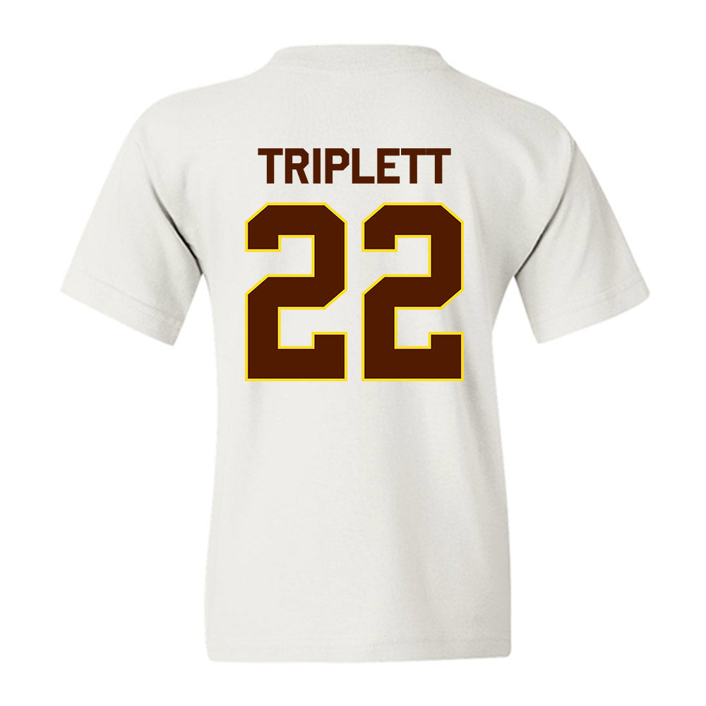 Western Michigan - NCAA Football : Donovan Triplett - Classic Shersey Youth T-Shirt-1