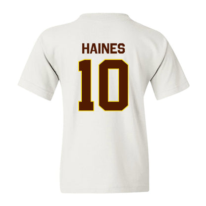 Western Michigan - NCAA Football : Teegan Haines - Classic Shersey Youth T-Shirt-1
