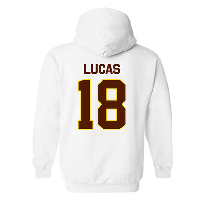 Western Michigan - NCAA Football : Elijah Lucas - Classic Shersey Hooded Sweatshirt-1