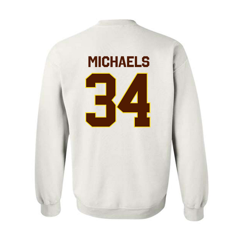 Western Michigan - NCAA Men's Ice Hockey : Owen Michaels - Classic Shersey Crewneck Sweatshirt-1