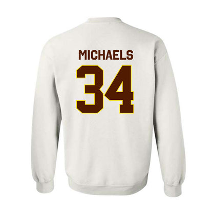 Western Michigan - NCAA Men's Ice Hockey : Owen Michaels - Classic Shersey Crewneck Sweatshirt-1