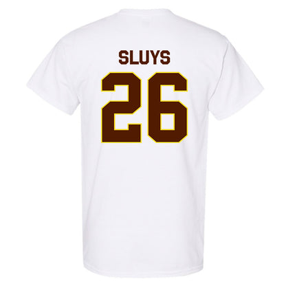 Western Michigan - NCAA Men's Ice Hockey : Jamison Sluys - Classic Shersey T-Shirt-1