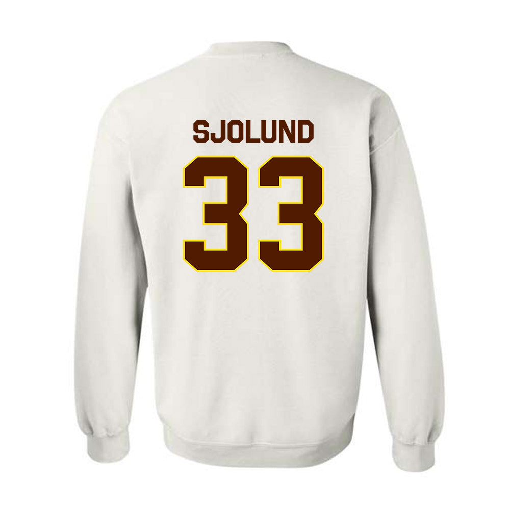 Western Michigan - NCAA Men's Ice Hockey : Samuel Sjolund - Classic Shersey Crewneck Sweatshirt-1