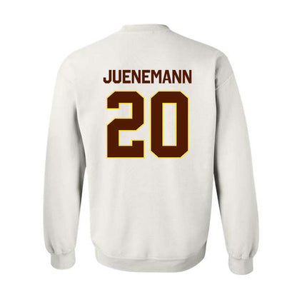 Western Michigan - NCAA Men's Basketball : Janis Juenemann - Classic Shersey Crewneck Sweatshirt-1