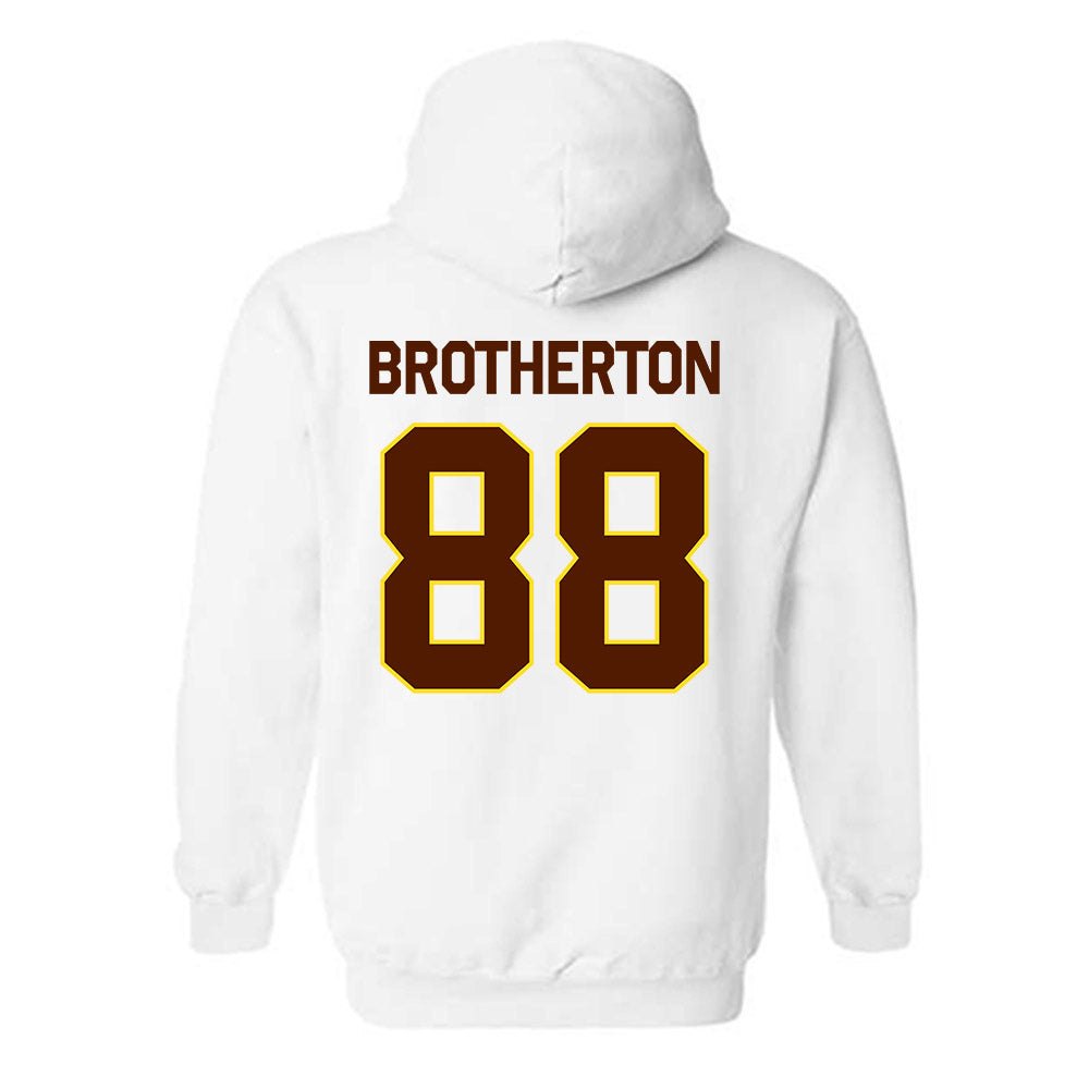 Western Michigan - NCAA Football : Ryan Brotherton - Classic Shersey Hooded Sweatshirt-1