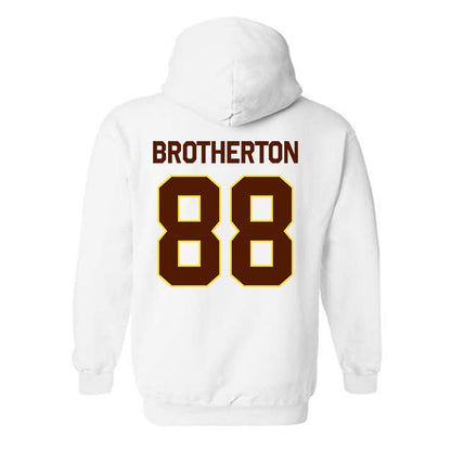 Western Michigan - NCAA Football : Ryan Brotherton - Classic Shersey Hooded Sweatshirt-1