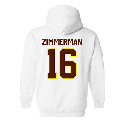Western Michigan - NCAA Women's Volleyball : Briawna Zimmerman - Classic Shersey Hooded Sweatshirt-1