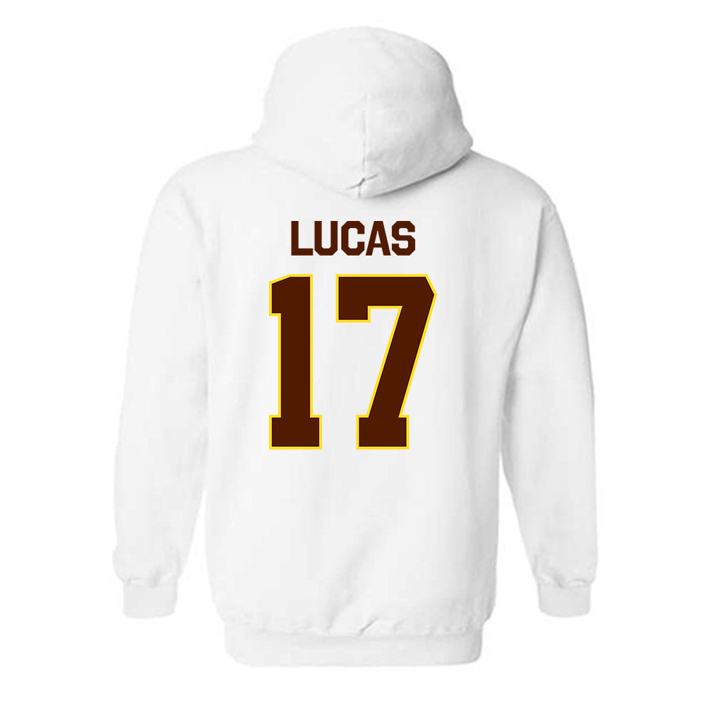 Western Michigan - NCAA Football : Elijah Lucas - Classic Shersey Hooded Sweatshirt-1
