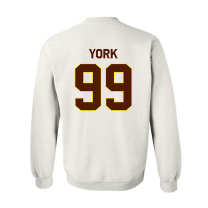 Western Michigan - NCAA Baseball : Chris York - Classic Shersey Crewneck Sweatshirt-1