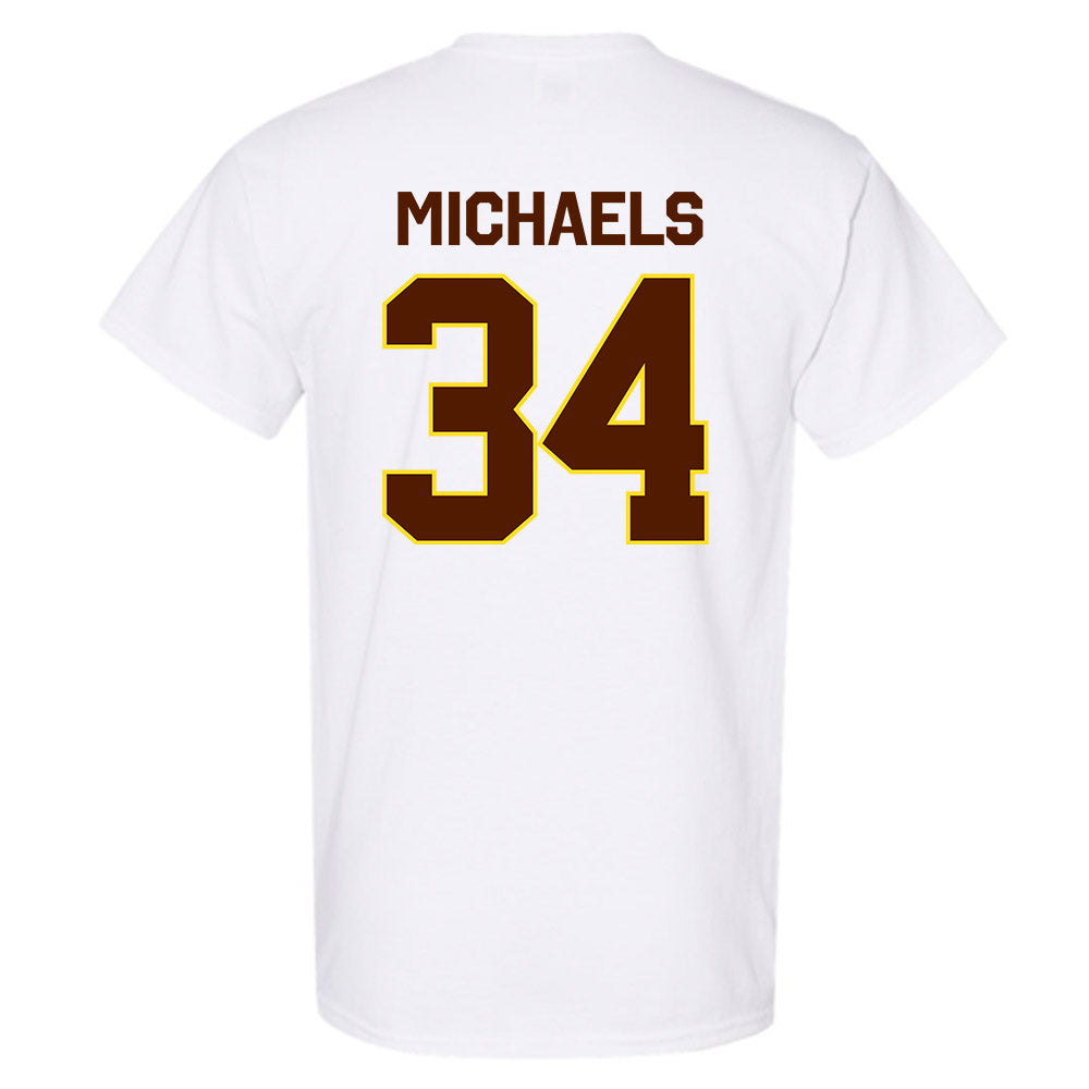 Western Michigan - NCAA Men's Ice Hockey : Owen Michaels - Classic Shersey T-Shirt-1