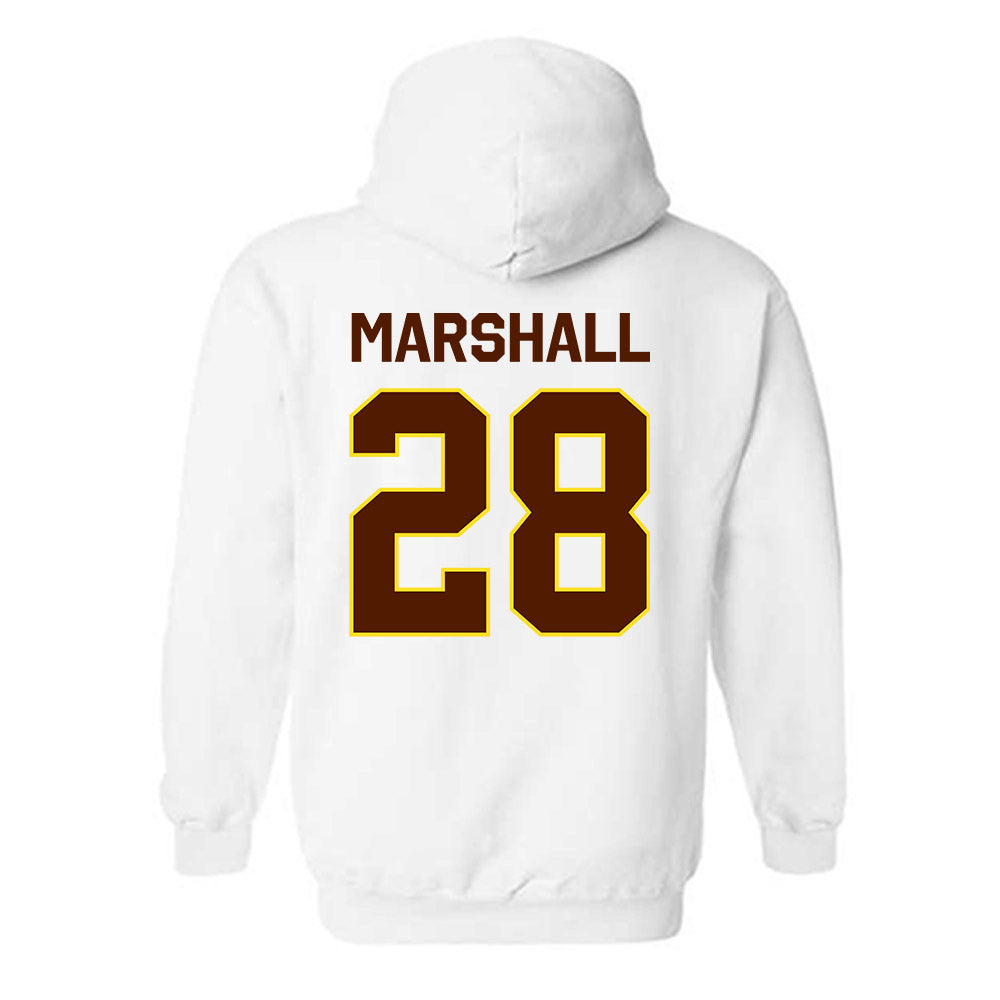 Western Michigan - NCAA Baseball : Trevor Marshall - Classic Shersey Hooded Sweatshirt-1