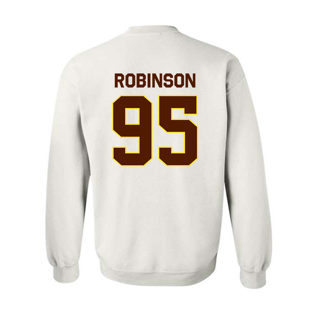 Western Michigan - NCAA Football : DeShawn Robinson - Classic Shersey Crewneck Sweatshirt-1