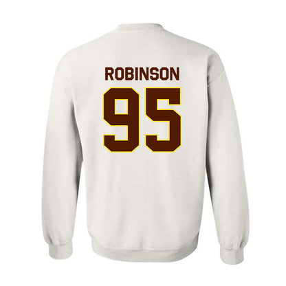 Western Michigan - NCAA Football : DeShawn Robinson - Classic Shersey Crewneck Sweatshirt-1