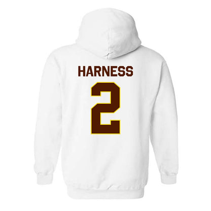 Western Michigan - NCAA Women's Basketball : Alli Harness - Classic Shersey Hooded Sweatshirt-1