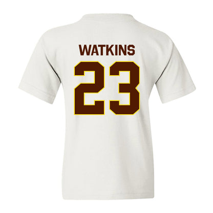 Western Michigan - NCAA Men's Basketball : DeAaron Watkins - Classic Shersey Youth T-Shirt-1