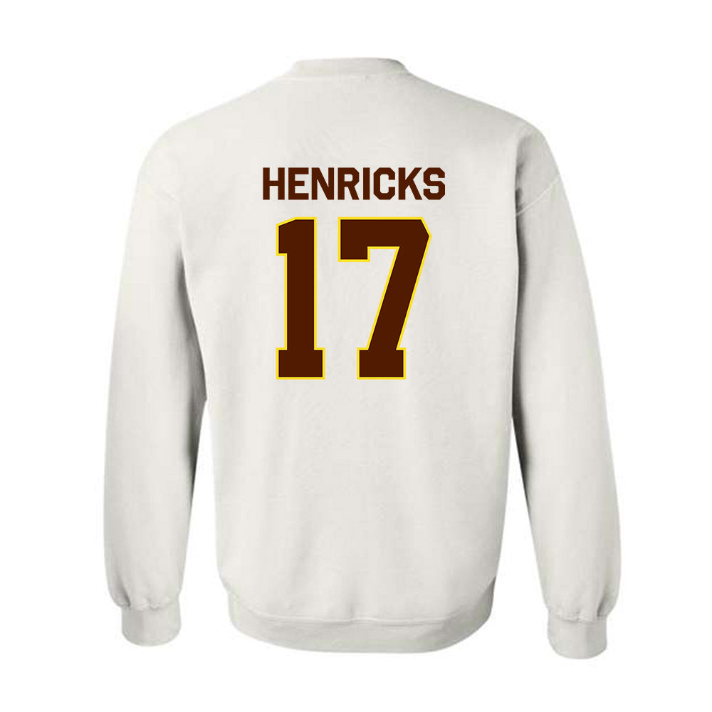 Western Michigan - NCAA Men's Ice Hockey : Ty Henricks - Classic Shersey Crewneck Sweatshirt-1