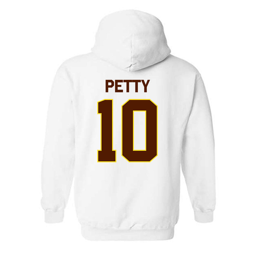 Western Michigan - NCAA Football : Trey Petty - Classic Shersey Hooded Sweatshirt-1