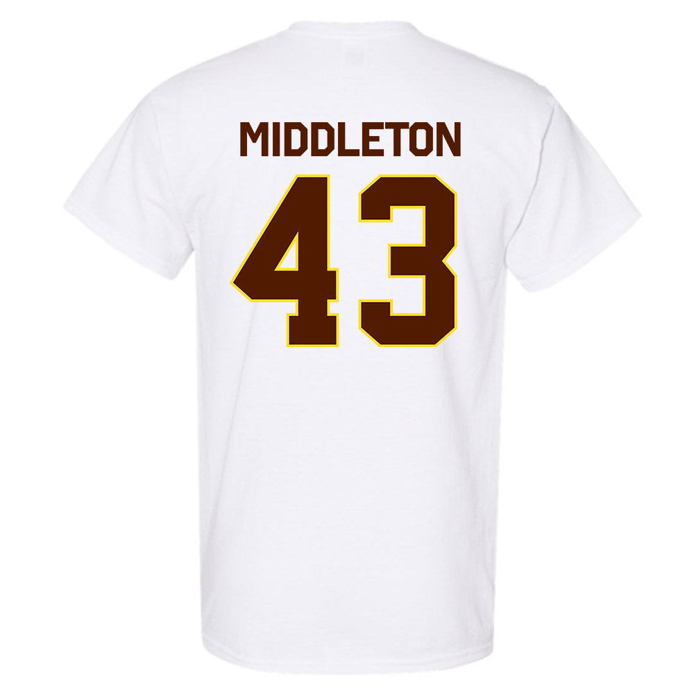 Western Michigan - NCAA Baseball : Cooper Middleton - Classic Shersey T-Shirt-1