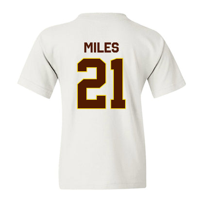 Western Michigan - NCAA Football : CJ Miles - Classic Shersey Youth T-Shirt-1