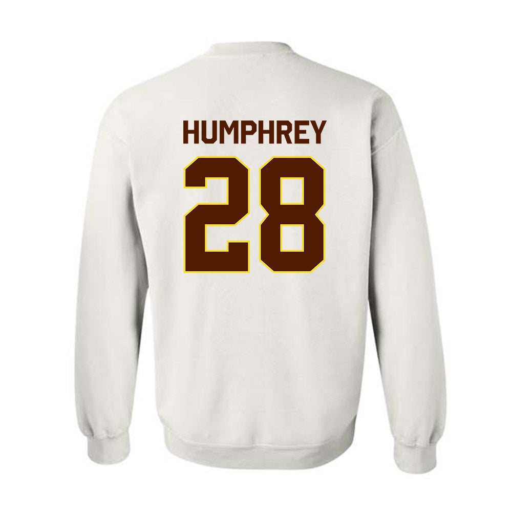 Western Michigan - NCAA Men's Ice Hockey : Ryan Humphrey - Classic Shersey Crewneck Sweatshirt-1