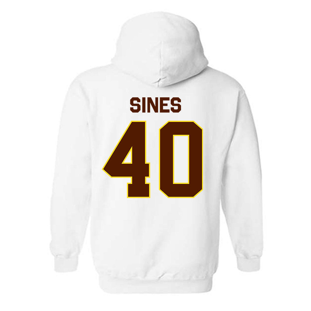 Western Michigan - NCAA Football : Nathan Sines - Classic Shersey Hooded Sweatshirt-1
