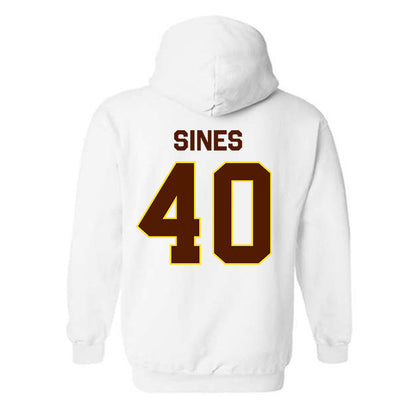 Western Michigan - NCAA Football : Nathan Sines - Classic Shersey Hooded Sweatshirt-1