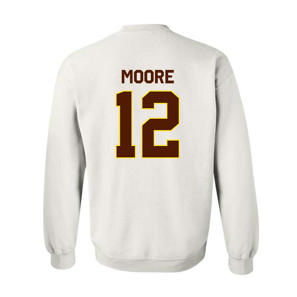 Western Michigan - NCAA Football : Dillon Moore - Classic Shersey Crewneck Sweatshirt-1