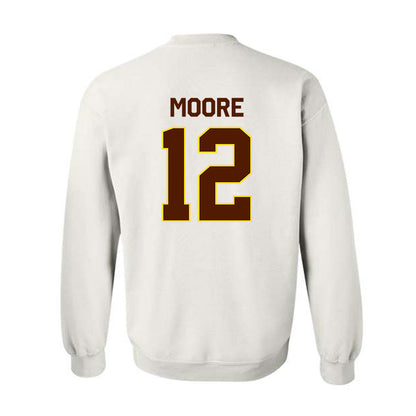 Western Michigan - NCAA Football : Dillon Moore - Classic Shersey Crewneck Sweatshirt-1