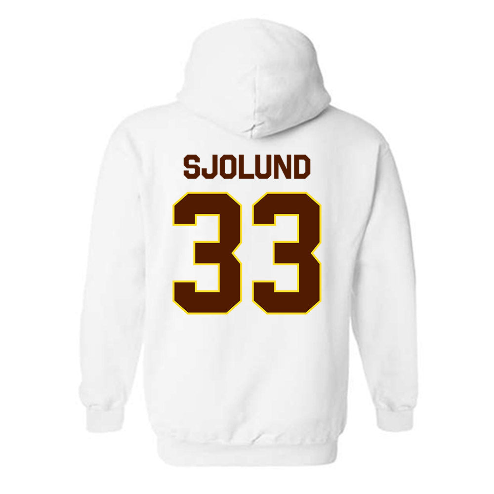Western Michigan - NCAA Men's Ice Hockey : Samuel Sjolund - Classic Shersey Hooded Sweatshirt-1
