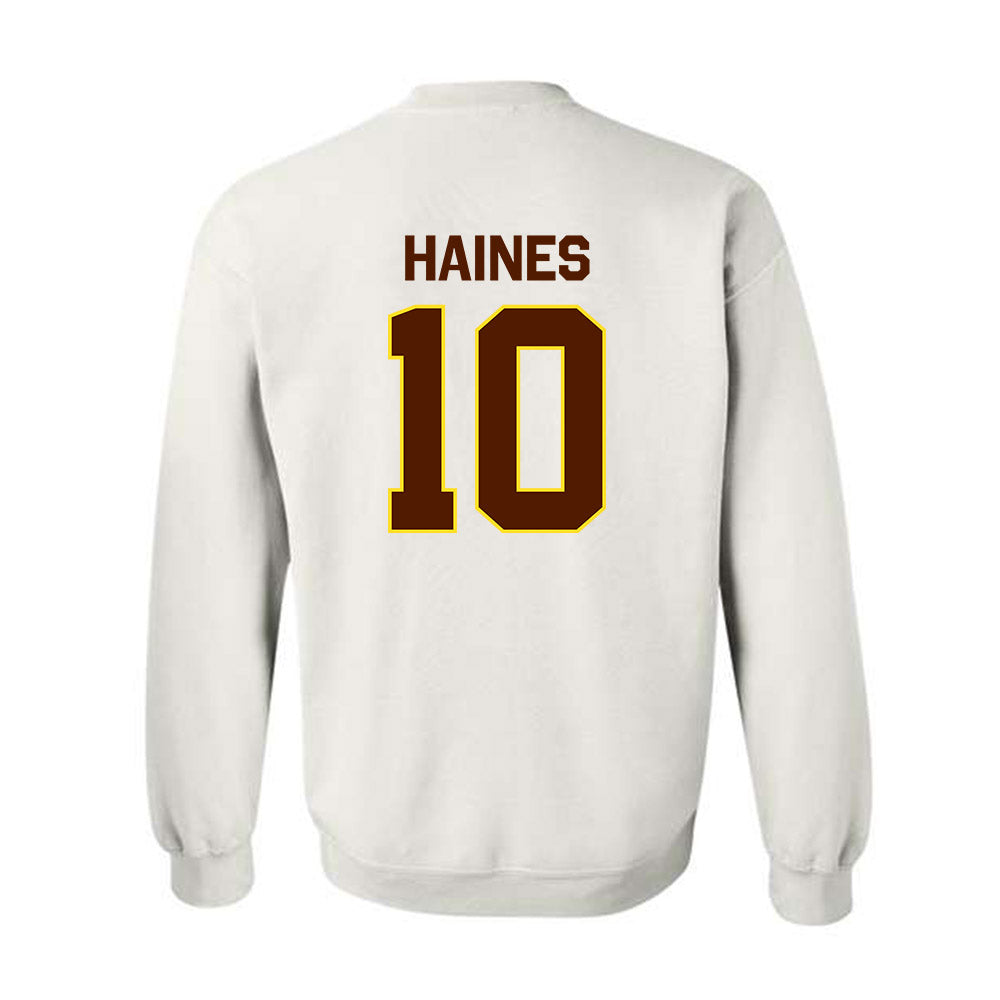 Western Michigan - NCAA Football : Teegan Haines - Classic Shersey Crewneck Sweatshirt-1