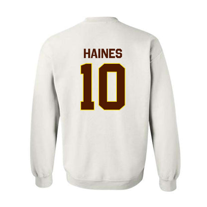 Western Michigan - NCAA Football : Teegan Haines - Classic Shersey Crewneck Sweatshirt-1