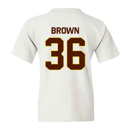 Western Michigan - NCAA Football : Freddy Brown - Classic Shersey Youth T-Shirt-1