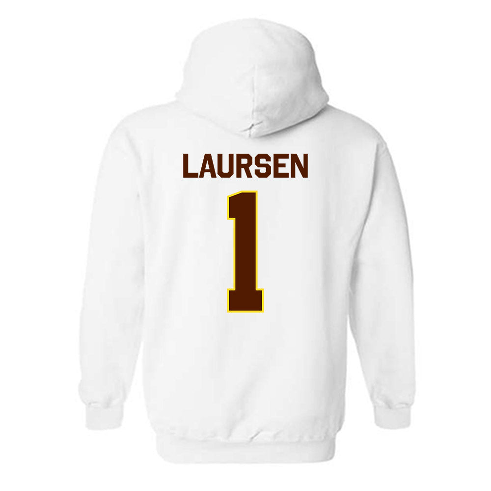 Western Michigan - NCAA Men's Ice Hockey : Kirk Laursen - Classic Shersey Hooded Sweatshirt-1