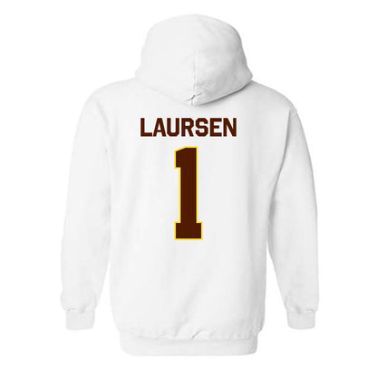Western Michigan - NCAA Men's Ice Hockey : Kirk Laursen - Classic Shersey Hooded Sweatshirt-1
