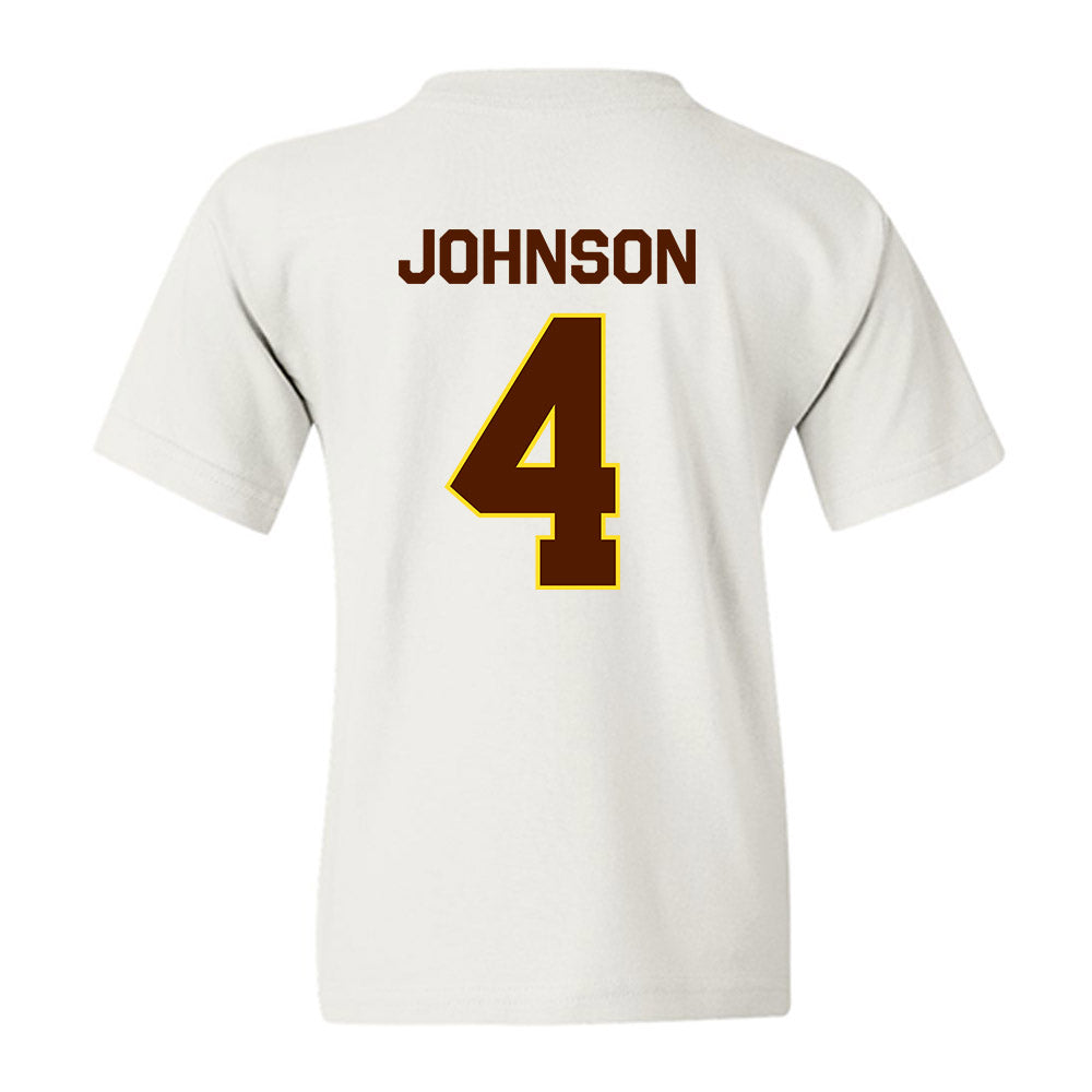 Western Michigan - NCAA Men's Basketball : Ben Johnson - Classic Shersey Youth T-Shirt-1