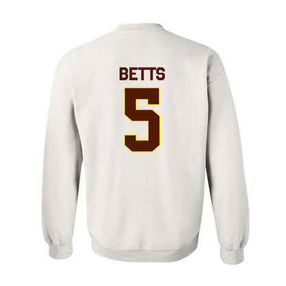 Western Michigan - NCAA Football : Justyce Betts - Classic Shersey Crewneck Sweatshirt-1