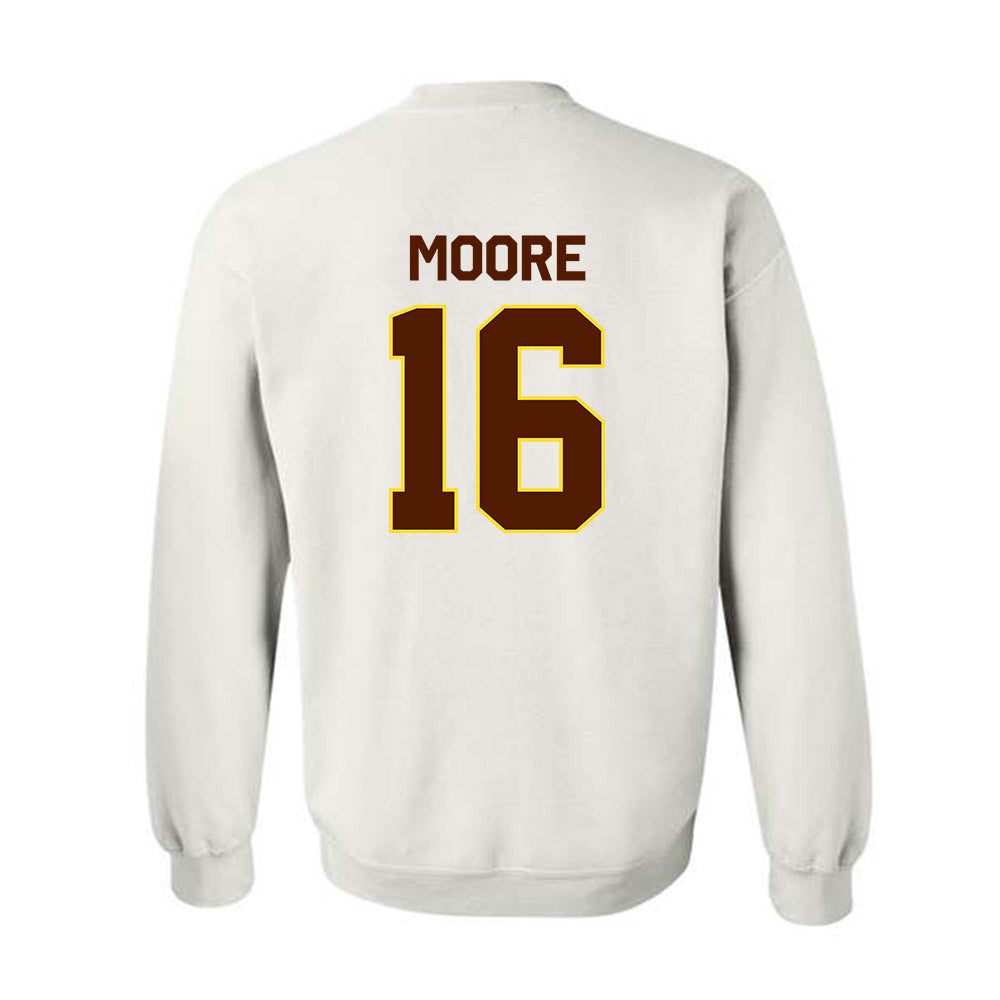 Western Michigan - NCAA Football : Brodon Moore - Classic Shersey Crewneck Sweatshirt-1