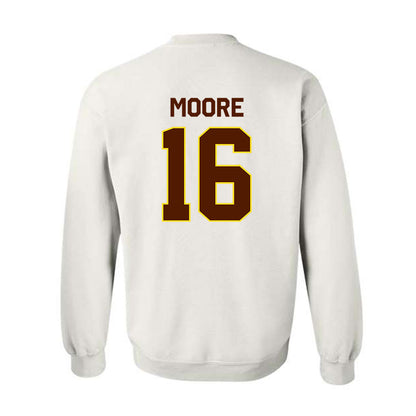 Western Michigan - NCAA Football : Brodon Moore - Classic Shersey Crewneck Sweatshirt-1