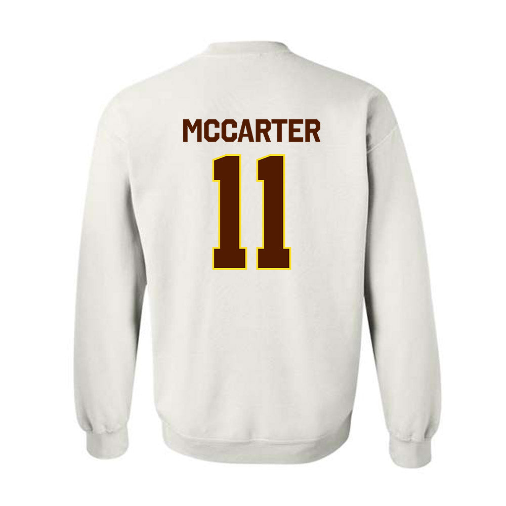 Western Michigan - NCAA Football : Jermar McCarter - Classic Shersey Crewneck Sweatshirt-1