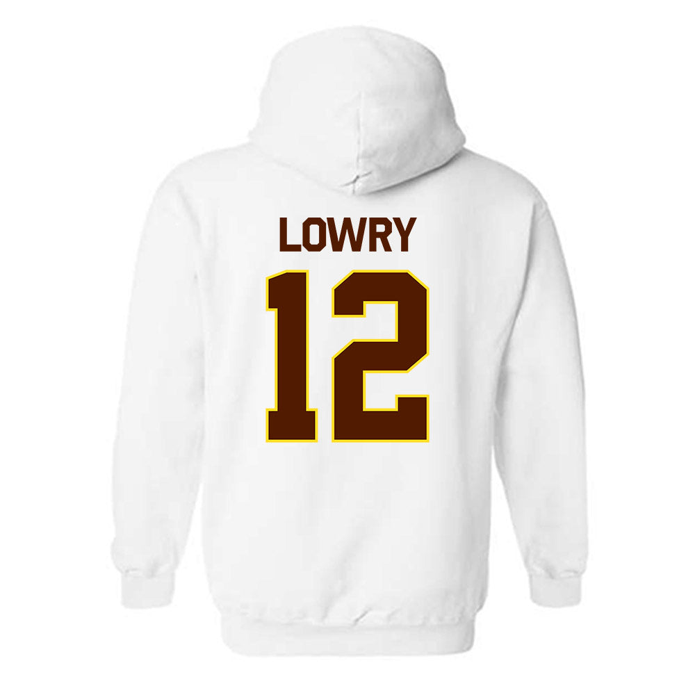 Western Michigan - NCAA Football : Broc Lowry - Classic Shersey Hooded Sweatshirt-1