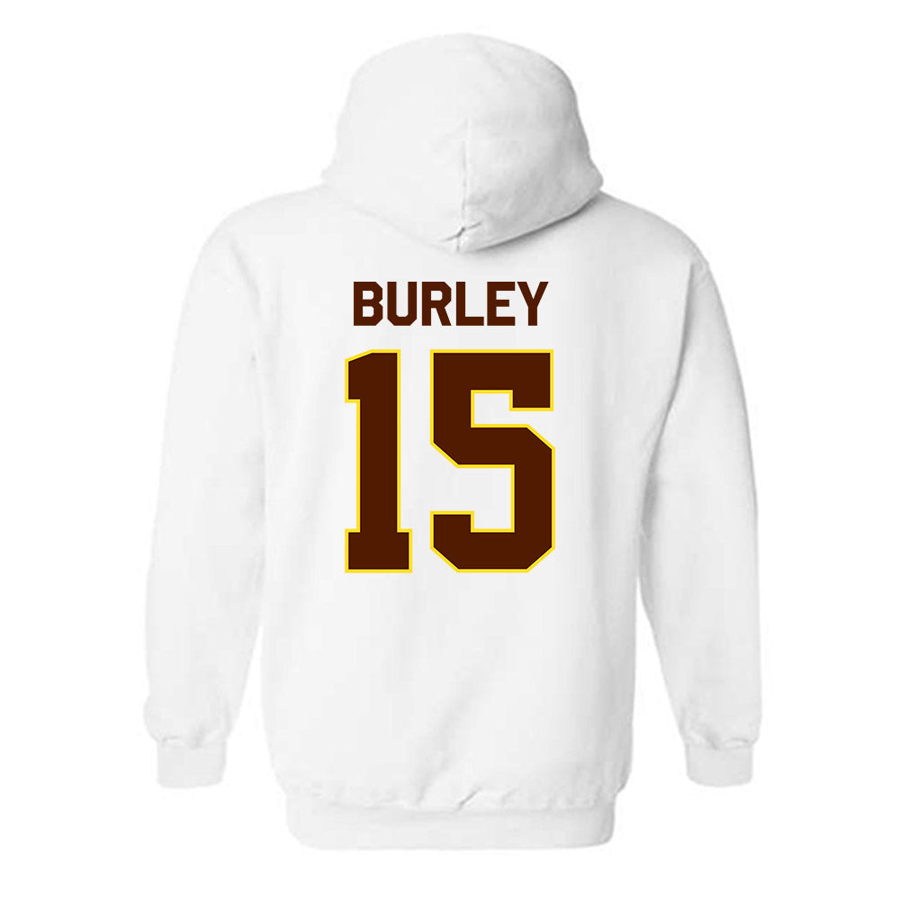 Western Michigan - NCAA Football : KJ Burley - Classic Shersey Hooded Sweatshirt-1