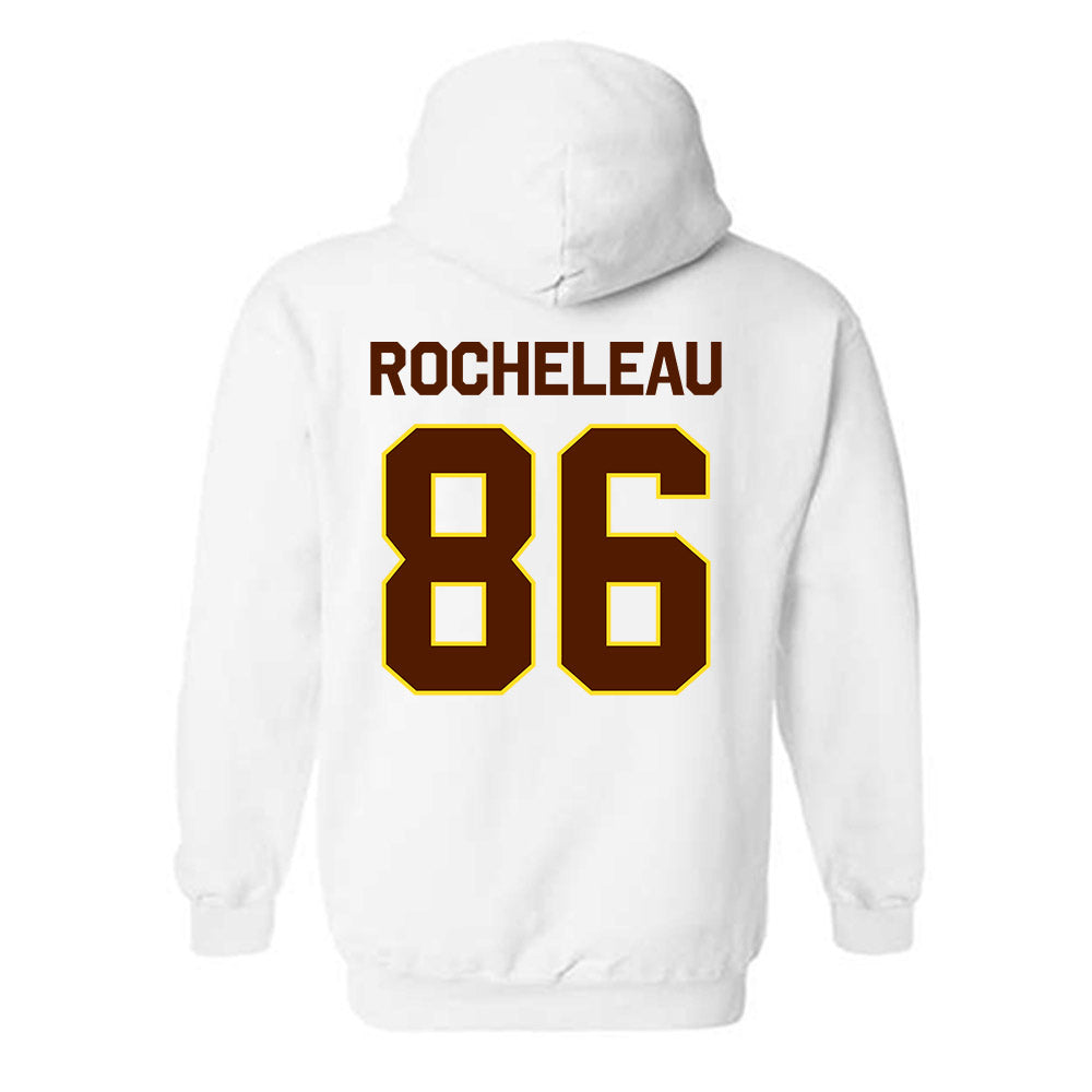Western Michigan - NCAA Football : Ryan Rocheleau - Classic Shersey Hooded Sweatshirt-1