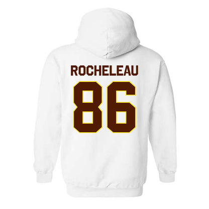 Western Michigan - NCAA Football : Ryan Rocheleau - Classic Shersey Hooded Sweatshirt-1
