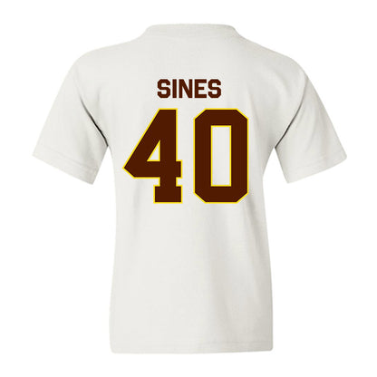 Western Michigan - NCAA Football : Nathan Sines - Classic Shersey Youth T-Shirt-1