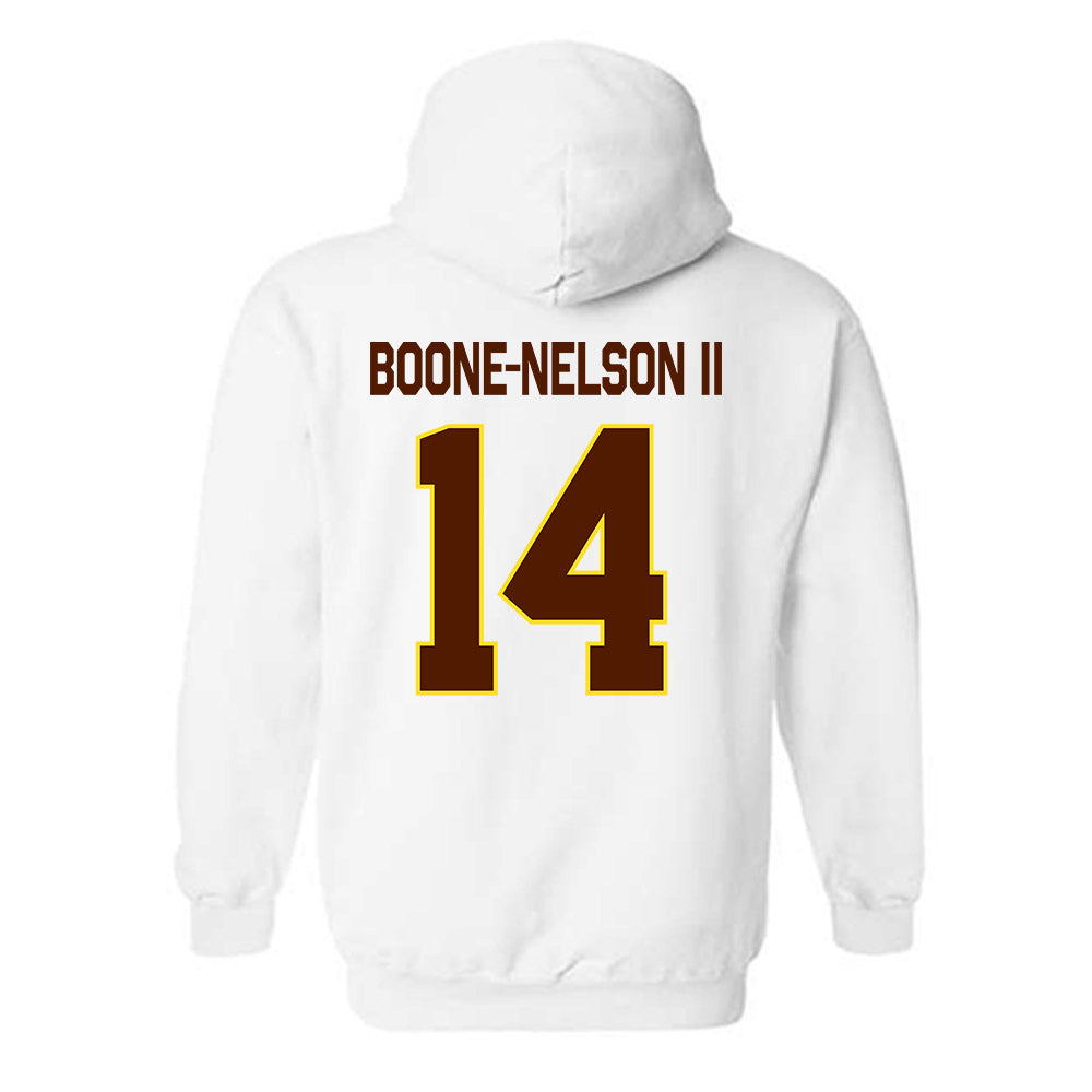 Western Michigan - NCAA Football : Keivin Boone-Nelson II - Classic Shersey Hooded Sweatshirt-1