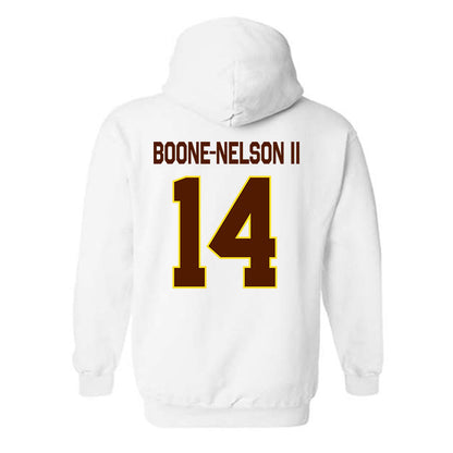 Western Michigan - NCAA Football : Keivin Boone-Nelson II - Classic Shersey Hooded Sweatshirt-1