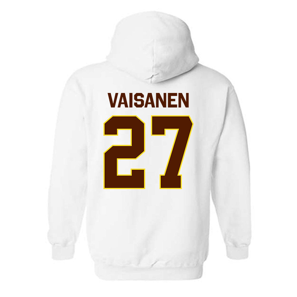 Western Michigan - NCAA Men's Ice Hockey : Joona Vaisanen - Classic Shersey Hooded Sweatshirt-1